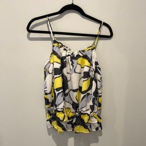 Banana republic spaghetti strap peplum bottom top